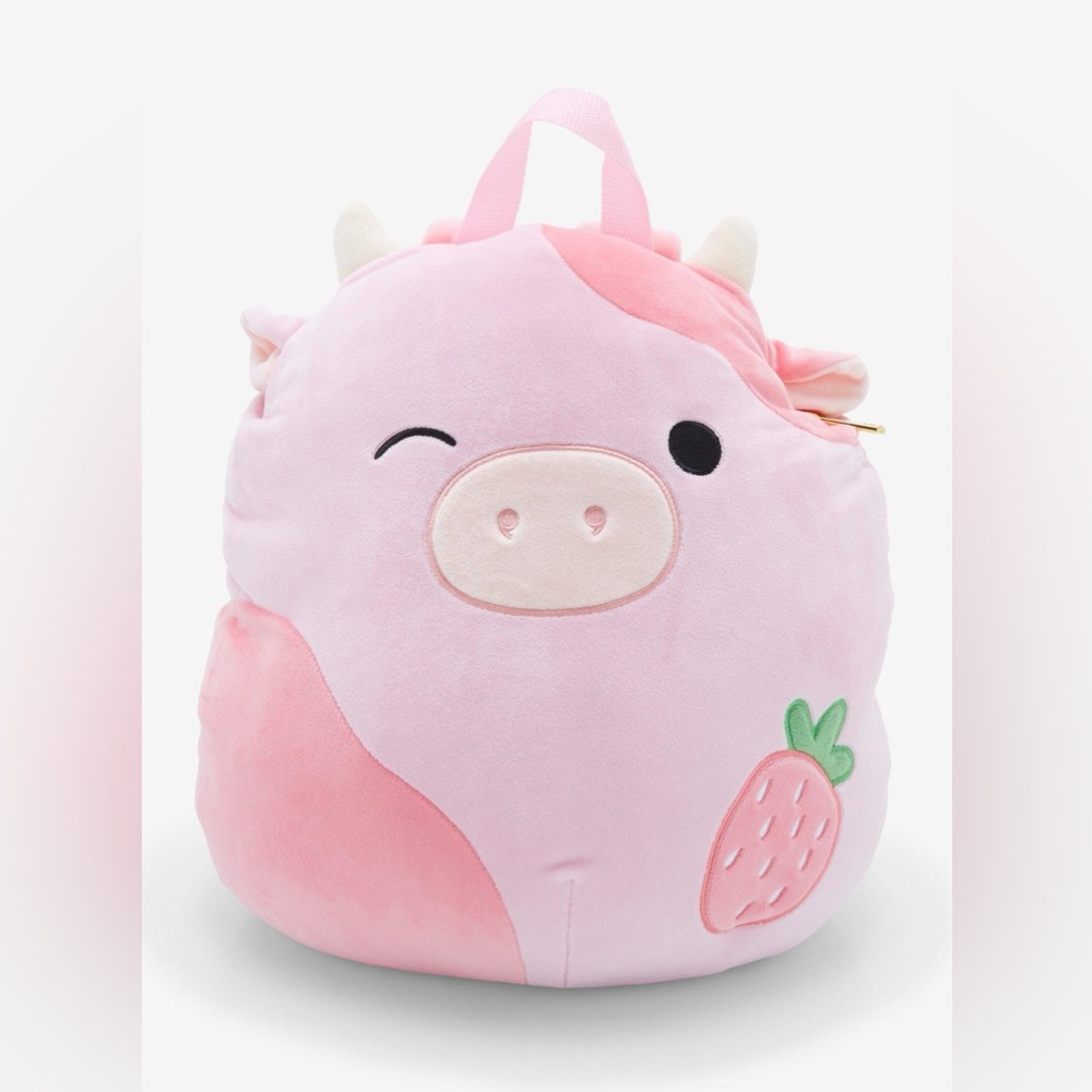 Squishmallows Reshma the Strawberry Cow Plush 14”